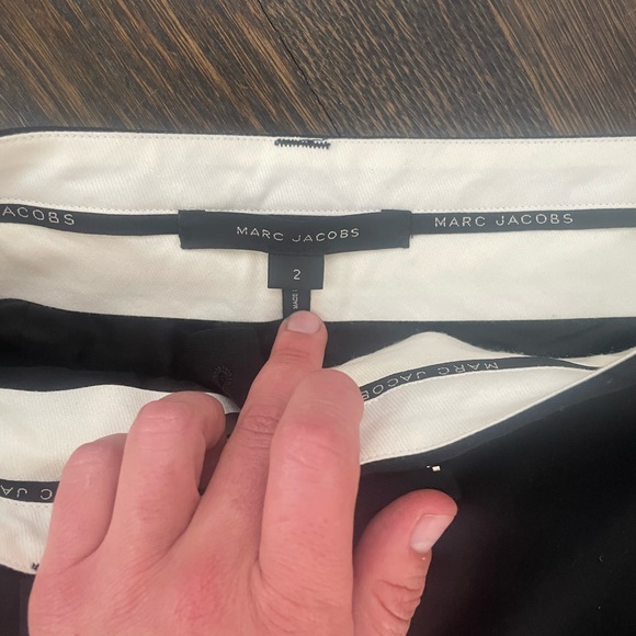 NWOT. Marc Jacobs 100% wool tuxedo trousers. Size 2. Made in USA - Picture 2 of 3